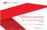 LEARNING & TEACHING PRACTICE PROGRAM FELLOW HANDBOOK … · In this program you will reflect on your teaching and learning practice using the Dimensions of the Professional Standards