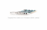 Tarjeta PCI USB 2.0 / FireWire IEEE 1394adrivers.innobo.net/IN123_manual_usuario_espanol.pdf · 3. Localice una ranura PCI disponible y retire la tapa protectora. 4. Inserte la tarjeta