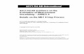 ASCLD/LAB Guidance Document - isobudgets · ASCLD/LAB Guidance on the Estimation of Measurement Uncertainty – ANNEX A Page 2 of 21 ... uncertainty is almost entirely controlled