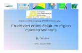 index.php Etude des crues éclair en région méditerrané aouahsin/Seminaire-Laboratoire... Etude des crues éclair en région méditerranéenne E. Gaume UTC, 15 juin 2006 ... Distribution