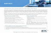 SAP ECC - HTC Global Services€¦ · SAP ECC HTC’s SAP Center of Excellence (CoE) • HTC Global Services is an authorized SAP Partner • 15+ years of consulting, implementation,
