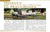 Viniculture History of Winemaking in Macedonia€¦ · were created in the Republic of Macedonia, mainly for the production of bulk wine. At the same time there were more than 30