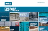 PRECAST FENCING SOLUTIONS - Precast Concrete · With over 30 years’ experience in the manufacture of precast concrete solutions, FP McCann offers a wide range of precast fencing