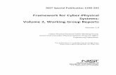 Framework for Cyber-Physical Systems: Volume 2, Working ... · NIST Special Publication 1500-202 . Framework for Cyber-Physical Systems: Volume 2, Working Group Reports . Version