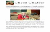 Chess Chatter Chatter Vo… · 1 Chess Chatter Newsletter of the Port Huron Chess Club Editor: Lon Rutkofske February 2012 Vol.31. Number 2 The Port Huron Chess Club meets Thursdays,