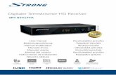 Digitaler Terrestrischer HD Receiver - cdn.antena.cz SRT-8541FTA … · Společnost STRONG prohlašuje, že tento přístroj vyhovuje základním požadavkům a dalším příslušným