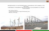 PRESENTATION TO THE INTERNATIONAL CONFERENCE ON … · KENYA ENERGY SECTOR Electricity Ministry of Energy (responsible for policy matters on energy) KenGen (74% GoK) - (1639MW) IPPs