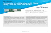 Solution Sheet Accelerate Live Migration with iWarp using ......Unlike live migration without RDMA, live migration with the FastLinQ universal RDMA feature is not affected by the workload