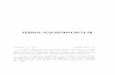 FEDERAL ACQUISITION CIRCULAR · 2018-11-07 · Federal Acquisition Circular (FAC) 2001-02 amends the Federal ... Item VIII—Iceland ... property sale as joint ventures are considered