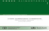 CODEX ALIMENTARIUS COMMISSION · Appendix: General Decisions of the Commission contains the Statements of Principle concerning the Role of Science in the Codex decision-making process