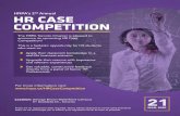 HRPA’s 2 HR CASE COMPETITION€¦ · HR CASE COMPETITION HRPA’s 2nd Annual The HRPA Toronto Chapter is pleased to announce its upcoming HR Case Competition! ...