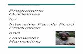 Programme Guidelines for Intensive Family Food … doc/iwrm2/homestead...Guidelines for Intensive Family Food Production and Rainwater Harvesting June 2007 ii Acknowledgements The