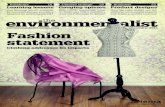environmentalistonline.com December 2015 Fashion statement · December 2015 environmentalistonline.com Contents 1 December News 4 EU plans a sustainable TTIP Tackling poor UK air
