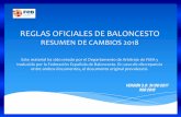 REGLAS OFICIALES DE BALONCESTO - cbmarbella.com · REGLAS OFICIALES DE BALONCESTO RESUMEN DE CAMBIOS 2018 Este material ha sido creado por el Departamento de Arbitraje de FIBA y traducido