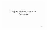 Mejora del Proceso de Softwarematerias.fi.uba.ar/7546/material/06_Mejora_del_Proceso_de_Software.pdf · • Porqué fracasan los procesos de mejora – La mejora no está alineada
