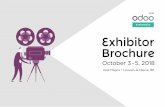 EXPERIENCE Exhibitor Brochure · developer talks 4 training sessions 3 concerts 3-day event • Learn • Connect • Enjoy Odoo Experience is a unique type of conference that brings