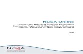 NCEA Online - NZQA...The Digital Trial Examinations for Levels 1, 2, and 3 English, Classical Studies, and Media Studies ... disagreed or strongly disagreed that their students were