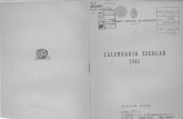Calendario escolar: 1965 - Biblioteca Nacional de Maestros · INSTRUCCIONES PARA LA APLICACION DEL CALENDARIO ESCOLAR . Artículo 1. Q - ... Los diredores