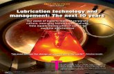 Mike Johnson Lubrication technology and management: The ... · lubrication at the plant, including storage, handling, con-tamination control, condition monitoring/reporting and controlling