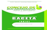 GACETA - Concejo de Bucaramanga · urbano, de acuerdo a las actividades que se desarrollan en las diferentes zonas de este. ... 073 de 1985 o la norma que lo adicione, modifique o