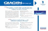 QIAGEN News Issue No. 1, February 2002 · 2009-05-08 · tative, real-time PCR and RT-PCR using sequence-specific probes — the QuantiTect™ Probe PCR Kit (for PCR and two-step