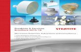 Products & Services Brochure 2015-16 - RFLINE · Products & Services Brochure 2015-16 Microwave Antennas, Subsystems and Consultancy ... Steatite regularly undertakes antenna related
