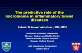 The predictive role of the microbiome in inflammatory ... · _ Stool microbiome collected at baseline _ Steroid failure: Need for colectomy or second-line medical therapy with infliximab