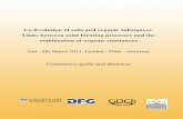 Co-Evolution of soils and organic substances: Links ... · Co-Evolution of soils and organic substances: Links between soild forming processes and the ... formation of secondary minerals