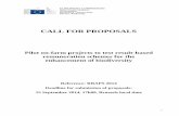 CALL FOR PROPOSALS - European Commissionec.europa.eu/environment/funding/pdf/rbaps/EP Pilot grant... · 2015-11-11 · 6 The maximum EU co-financing rate under this call for proposals