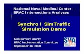 Synchro / SimTrafficSynchro / SimTraffic Simulation ... · – A computer model that simulates trafficA computer model that simulates traffic operations ––More More--detailed