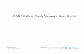 MAX 10 User Flash Memory User Guide - Altera · MAX 10 User Flash Memory Overview 1 2015.11.02 UG-M10UFM Subscribe Send Feedback Altera® MAX® 10 FPGAs offer a user flash memory