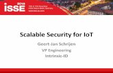 Scalable Security for IoT - EEMA · SRAM Quiddikey Symmetric Crypto IP Asymmetric Crypto IP (*) iRNG. Main Advantages •Availability: uninitialized SRAM memory is present in almost