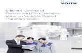 Efficient Control of Pumps and Compressors. Vorecon ...voith.com/ita-en/214_e_cr168_en_vorecon-variable... · • The driven machine is accelerated to minimum speed. • A ﬁ xed
