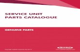 SERVICE UNIT PARTS CATALOGUE€¦ · 18136 circuit breaker – 100 amp 17486 valve – shutoff ¼ fpt/mpt 17353 tank – chemial reservoir 4gal 16813 switch – 15 amp lighted tggle