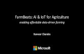 FarmBeats: AI & IoT for Agriculture - Geospatial …...TV White Spaces in the Farm •What are the TV White Spaces? •Unused TV channels •Benefits over Wi-Fi, Zigbee, etc •High