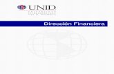 Dirección Financiera - UNIDDIRECCIÓN FINANCIERA 5 Explicación Valoración y selección de inversiones y fuentes financieras Cuando calculamos los flujos de caja de un proyectono