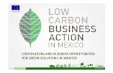 COOPERATION AND BUSINESS OPPORTUNITIES … Trade/Low...COOPERATION AND BUSINESS OPPORTUNITIES FOR GREEN SOLUTIONS IN MEXICO! 2 Proyecto financiado Por la Unión Europea CONTENTS 1.