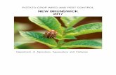 POTATO CROP WEED AND PEST CONTROL - New POTATO CROP WEED AND PEST CONTROL NEW BRUNSWICK 2017 Department