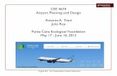 CEE 4674 Airport Planning and Design Antonio A. Trani ...128.173.204.63/courses/cee4674/cee4674_pub/PuntaCana_AirportD… · Case Study Punta Cana HW 5 (due June 5) May 31 (Thu) to
