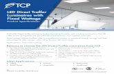 LED Direct Troffer Luminaires with Fixed Wattage Spec Sheet · TCP’s LED Direct Troffer Luminaires feature back-lit technology with a robust construction that still ... 1 109104100