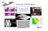 Overview of Cold Spray - Sandia National Laboratories · PDF file 2007-08-27 · MFS CSO 90714 250 m/s Cu A “Cold” Process Technology from Siberia 900 m/s Cu Deposition Efficiency