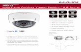 Auto Focus Outdoor Vandal Resistant IR IP DomeLILIN VMS (Video Management Software) – Navigator (NAV) Deliver outstanding video outputs in poor light conditions without experiencing