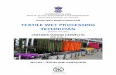 COMPETENCY BASED CURRICULUM TEXTILE WET PROCESSING … Textile Wet... · chemical dosing, filtration and aerations with situation of clear choice& calculations of steam ... the dyeing