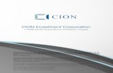 CION Investment Corporation...CDs 1 Year are sourced from the FINRA-Bloomberg U.S. Corporate Bond Index, Bloomberg - BVAL Muni Benchmark 10Y Index, U.S. Department of Treasury Daily