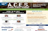 COMPLIMENTARY REGISTRATION OFFERED ONLY TO CORPORATE ... · Office of the General Counsel Hewlett Packard Enterprise Mike Kostiw Chief Counsel, Anti-Corruption AECOM Ethics & Compliance