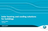 Solar Cooling Standard - AIRAH€¦ · • Solar cooling makes intuitive supply/demand sense • It can add to the value of the building asset • Solar PV driven systems are emerging
