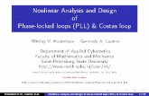 Nonlinear Analysis and Design of Phase-locked loops (PLL ... · Nonlinear Analysis and Design of Phase-locked loops (PLL) & Costas loop Nikolay V. Kuznetsov Gennady A. Leonov Department