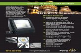 Outdoor LED Lighting - FLEX Floodlight...Outdoor LED Lighting - FLEX Floodlight 0845 533 0495 R PIR700 Sensor This range of FLEX LED floodlights is suitable for use in domestic, commercial