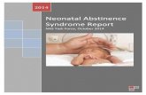 Neonatal Abstinence Syndrome Report · PDF file (5) The identification of whether payment methodologies for identifying Neonatal Abstinence Syndrome and the reporting of Neonatal Abstinence