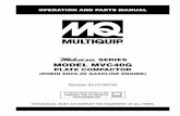 OPERATION AND PARTS MANUAL - Multiquip Service & Support …service.multiquip.com/pdfs/MVC40G-rev-5-manual.pdf · 2016-12-28 · OPERATION AND PARTS MANUAL THIS MANUAL MUST ACCOMPANY